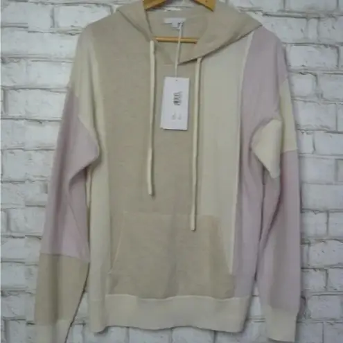 Johnny Was Calme 100% cashmere, kangaroo pocketed hoodie NWT