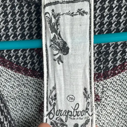 Scrapbook knit grey long cardigan size medium Gray