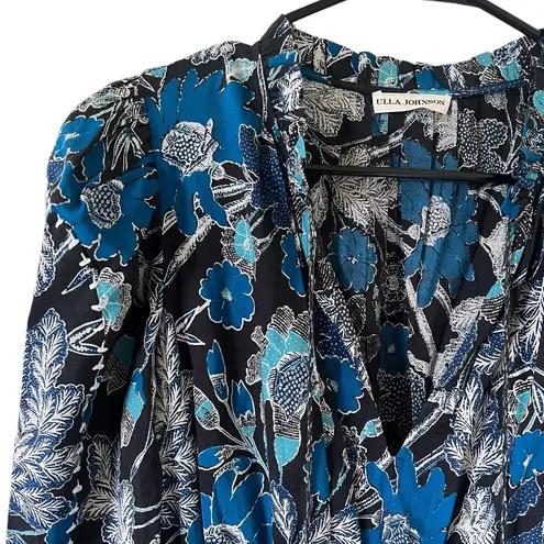 Ulla Johnson  Liv Lapis Blue Floral Dress