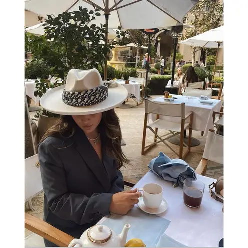 Lack of Color Melodic Fedora Hat in Ivory Small 55 cm New Beach western - Image 12