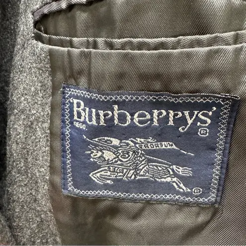 Burberry Vintage  Charcoal Wool Jacket