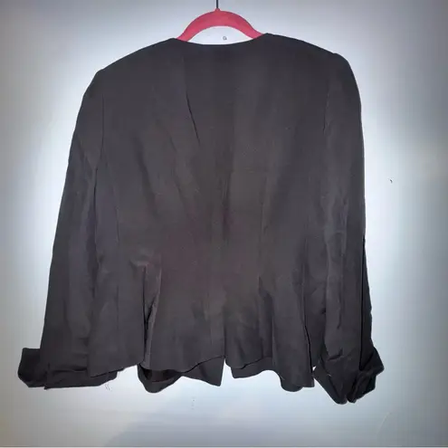 Giorgio Armani Armani Collezioni Jacket Blazer women’s Black Lined Size 48 Women's Jacket