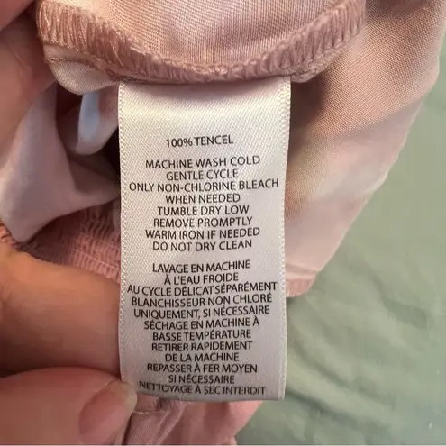 BeachLunchLounge  Pull On Wide Leg Pant Pink White Tie Dye XL