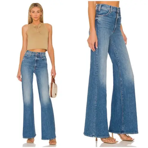 💕MOTHER💕 The Hustler Roller Heel Jeans ~ Tropic Like It's Hot 32 NWT