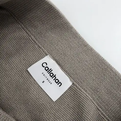 Callahan Knitwear Genny Skirt in Grey Small Gray