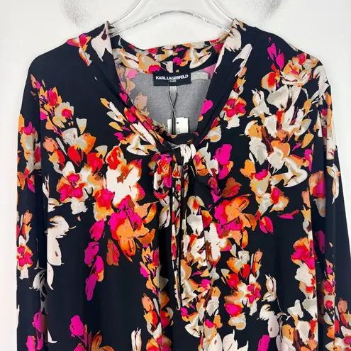 Karl Lagerfeld NWT Stitch Fix Shoda Front Tie Knit Top Plus Size 1X NEW