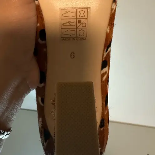 LPA Oria Boot in Brown Multi Animal Print Calf Hair Knee Boots Sz 6