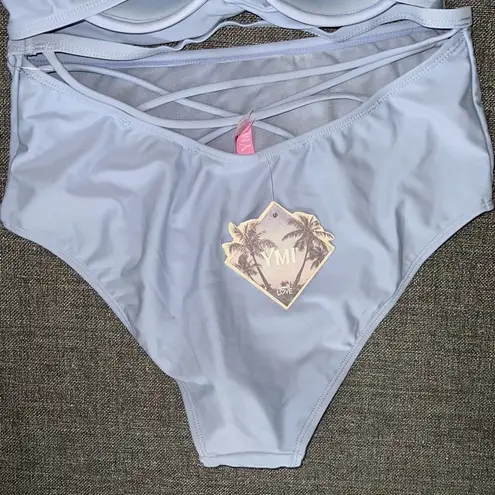 Ymi READ *Baby Kentucky Blue 2pc Bikini Swimsuit Plus Size XL Swimwear