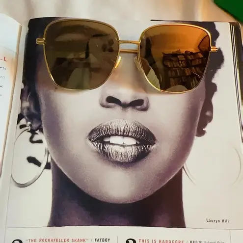 Bottega Veneta BV0305SA 004 59 16 145 XL Gold Frame Gold Lens Sunglasses V5N14