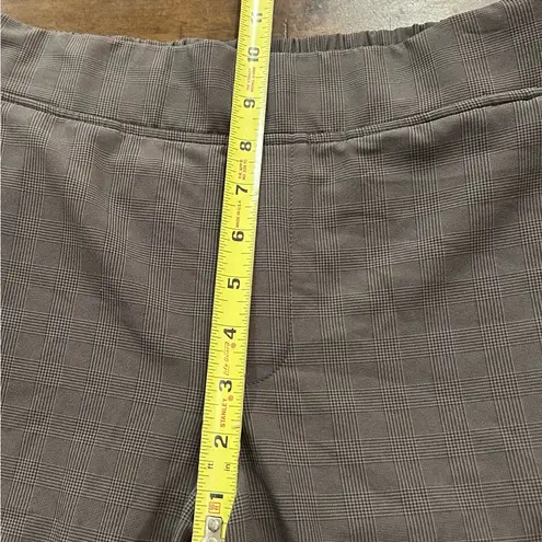 Athleta  Brown Plaid Brooklyn Ankle Pants Size 2