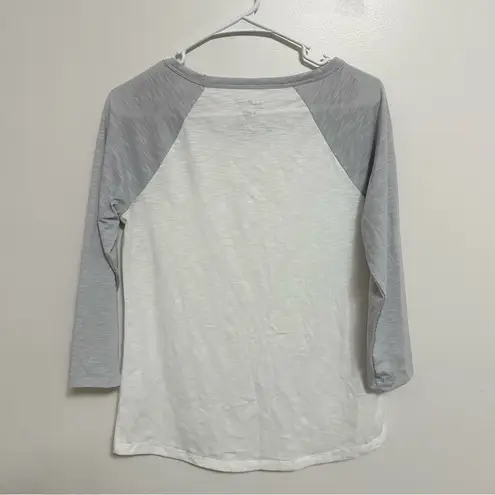 L. L. Bean Trail Baseball Tee Small White