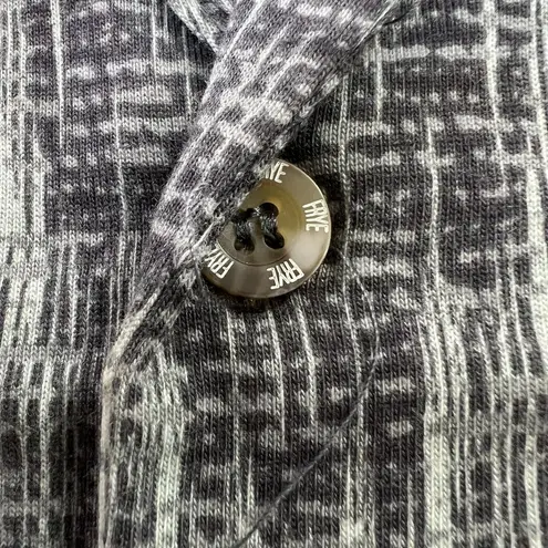 Frye  Premium Sleepwear‎ Mens Large Flannel Print Notched Set Gray Cotton Blend