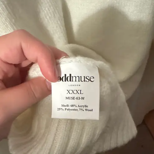The Ultimate Muse Knitted Jumper White Size XL