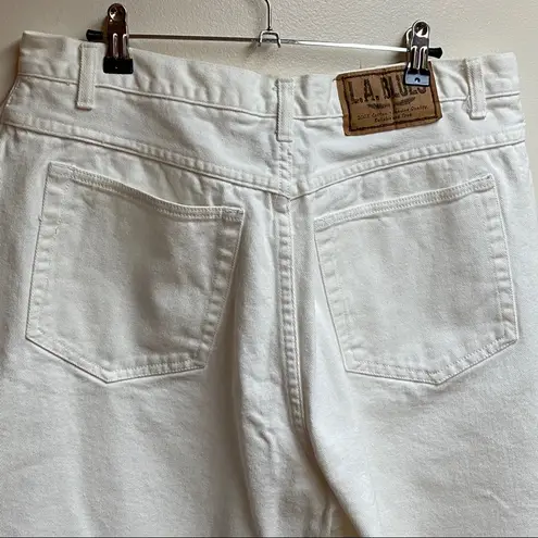L.A. Blues White Relaxed Fit Straight Leg Jeans