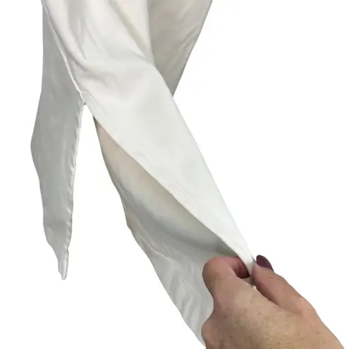 AYR Scout Dress Seashell Polo Short Sleeve Midi Side Slit Pima Cotton Medium