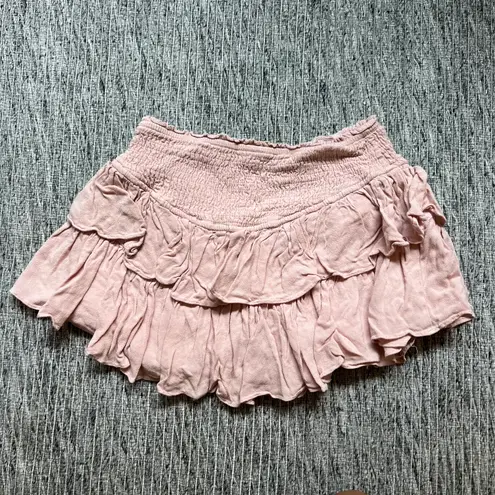 Rock n rags Sunshine Daydream Mini Skirt in Dusty Rose