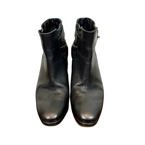 Rachel Comey Beta Quilted Leather Platform Booties Ankle Boots Black