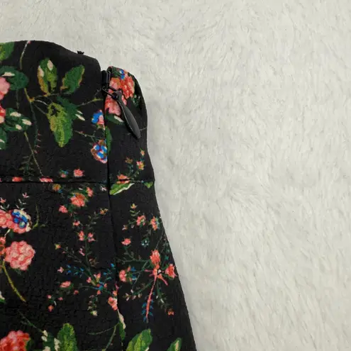 Hill House Winston Floral Print Wide Leg Pants Black Pink Blue XL Extra Large