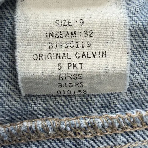 Calvin Klein Jeans VTG 90s Womens 26 Mom Straight Leg High Rise USA 100% Cotton