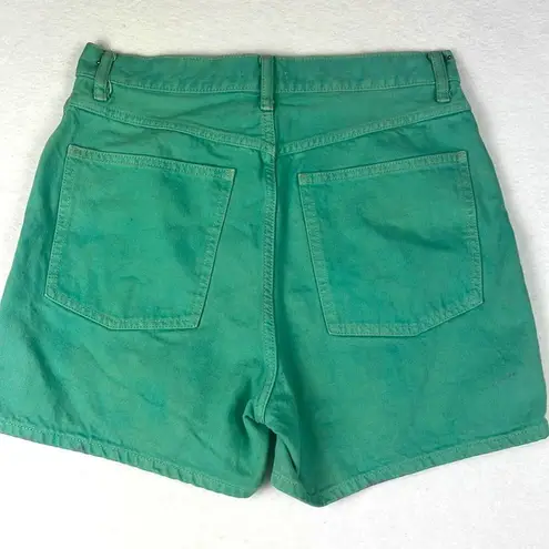 Uniqlo  | Denim Color Wash Shorts | Teal Green | Five Pocket | Size 29 (8)