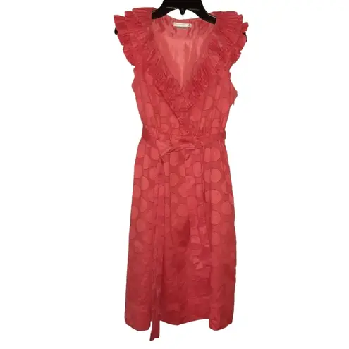 London Times Coral Dress Size 2
