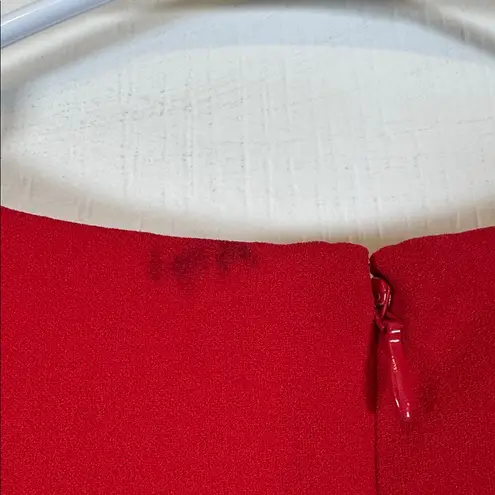 Calvin Klein  Red Christmas Party Dress Size 10 GUC #5981