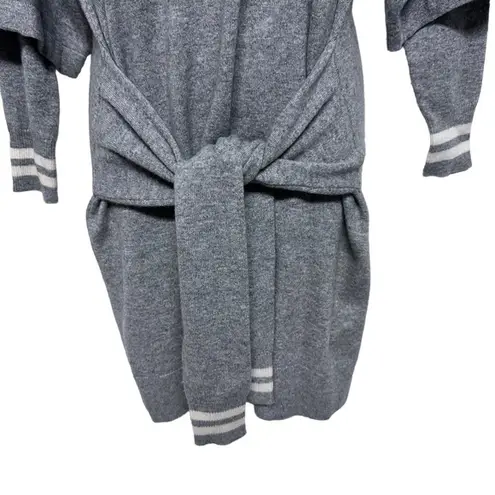 Sandro Brunelle Sweater Waist-tie Wool & Cashmere-blend Dress Size 4