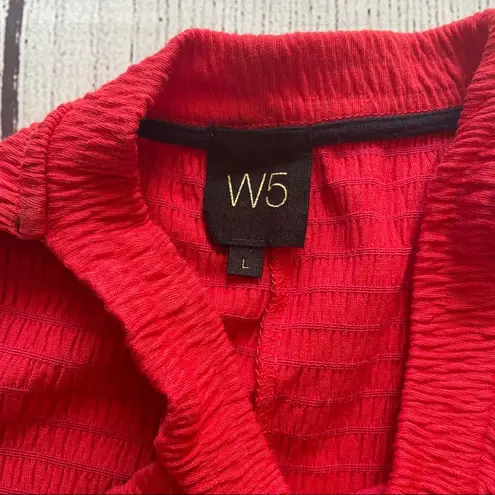 W5 Concepts Jolie Ruffle Halter Top Size Large