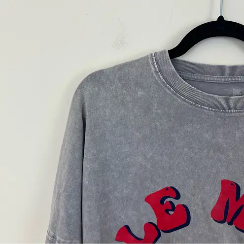 Gameday Couture Ole Miss Rebels Gray Graphic Long Sleeve T