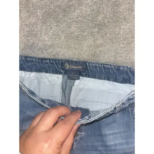 Democracy flexellent size 2 button fly relaxed fit jeans