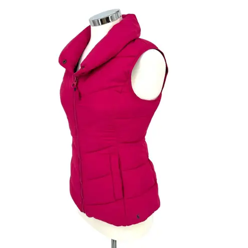 Joules Sleeveless Puffer Vest Pink UK 8 US 4 EU Size XS