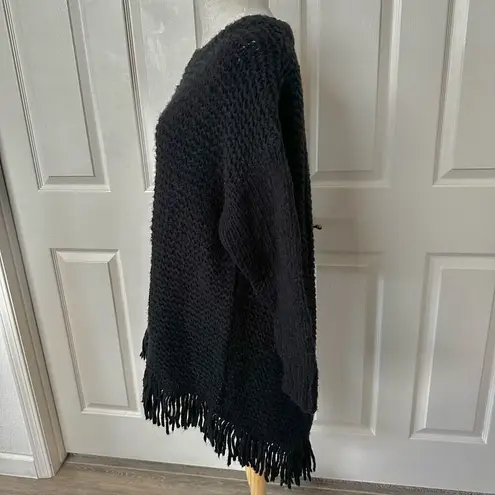 Elizabeth and James black fringe sweater/dress