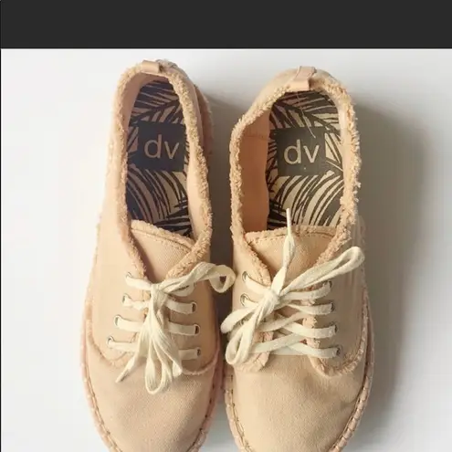 DV Dolce Vita Peachy Pink Lace Up Espadrilles 10