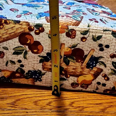 New Longaberger Homestead Collection Fruit Handbag Purse Tote Bag Small