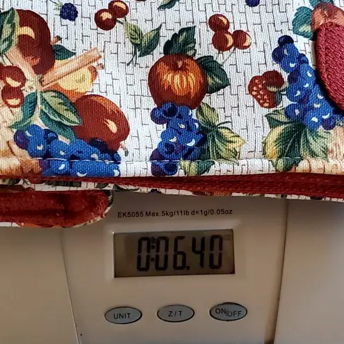 New Longaberger Homestead Collection Fruit Handbag Purse Tote Bag Small