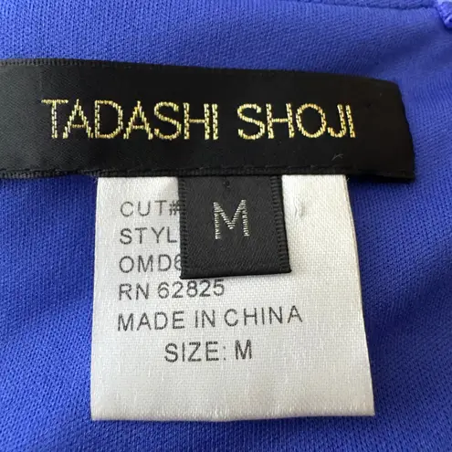 Tadashi Shoji Blue Ombre Bandage Pleated Dress Size M