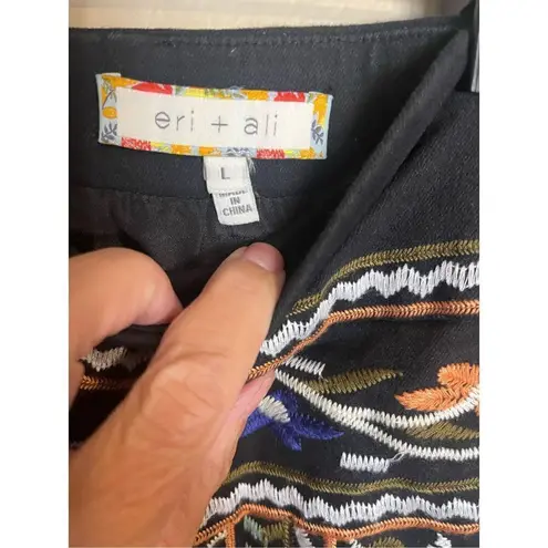 Eri + Ali Tayla Embroidered Mini Skirt Eri + Ali Tayla Size lg