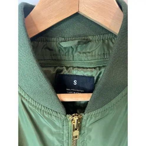 MONAT Woman’s Bomber Jacket Green Small