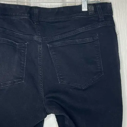 Simply Vera Vera Wang Skinny Mid Rise Black Jeans Sz 16 W S