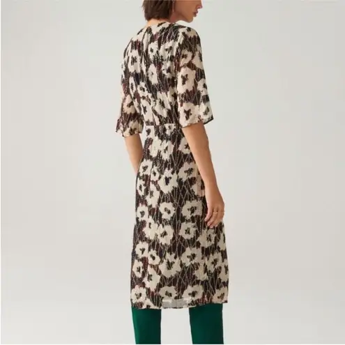 Ba&sh Lady Metallic Lurex Midi Dress