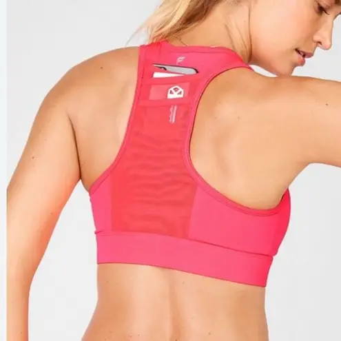 Fabletics trinity high impact sports bra pocket back small