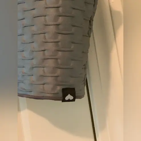 Booty By Brabants Gray Textured Women's Leggings Set. Size-One Size