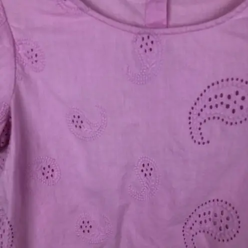 Jack Wills Paisley Cut Out Boxy Tee Shirt 2