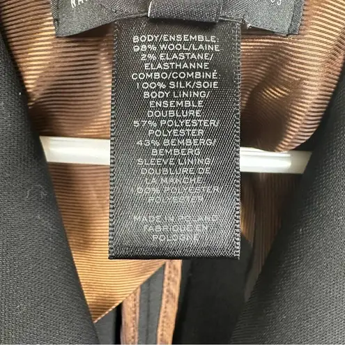 Marc by Marc Jacobs Women’s Size 2 Wool Blend Black One Button Blazer Jacket