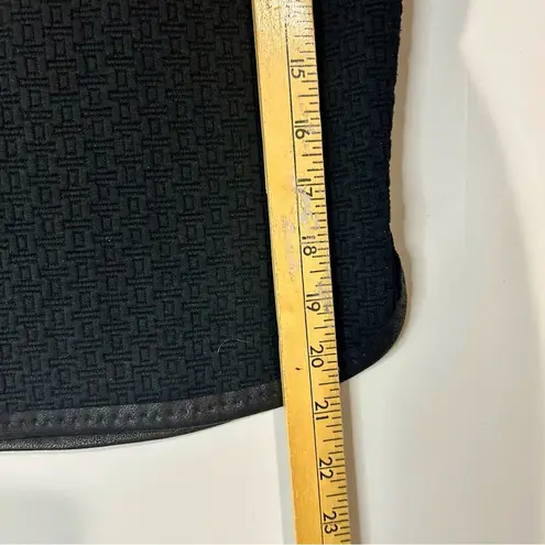 Max Studio  Women’s Textured Knit Stretch Slim Fit Pencil Skirt Black Medium EUC