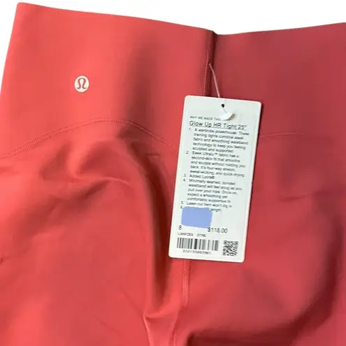 Lululemon  Glow Up Super-High-Rise Tight 25" Desert Red Size 8 Leggings Yoga
