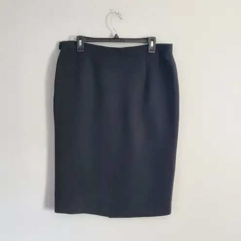 Rena Rowan Black Pencil Straight Skirt Size 16