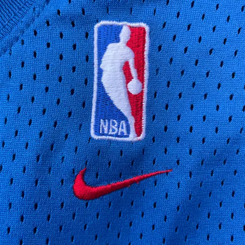 Nike Vintage  Allen Iverson Philadelphia 76ers #3 Blue Red Basketball Jersey