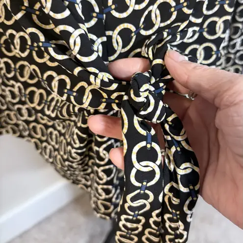 CLARA SUN WOO Textured Knit Center Front Tie Top