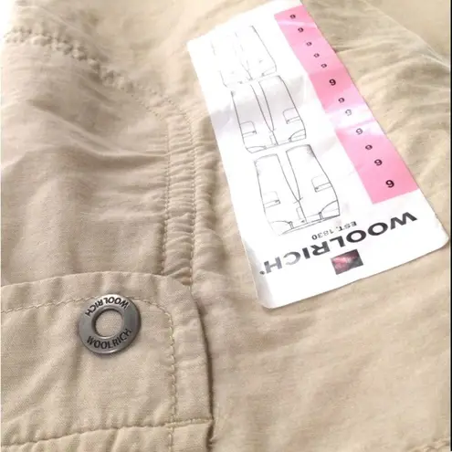 Woolrich Nwt Hiking Women Beige Capri Pants